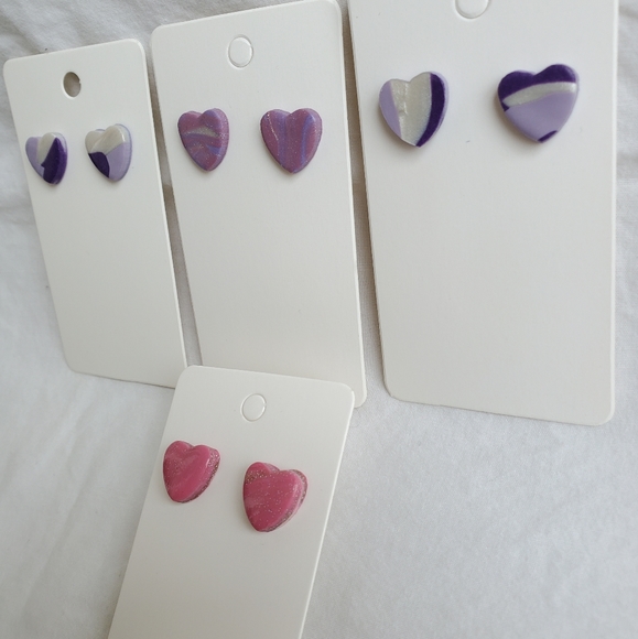 🛍Handmade Clay Earring Studs - Picture 4 of 8